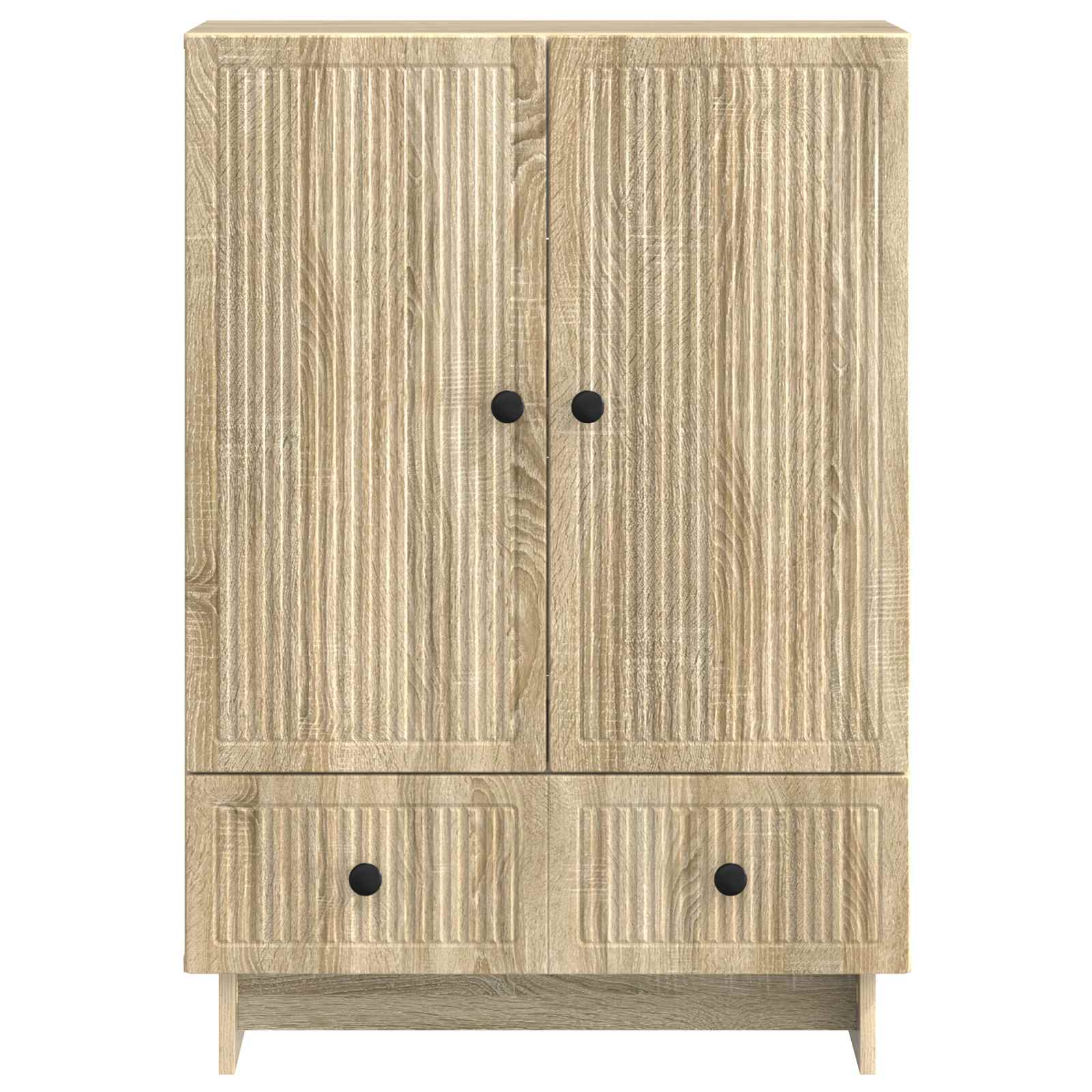 Servírovací Skříň Sonoma Dub 66 X 34,5 X 95 Cm Dřevěný Materiál