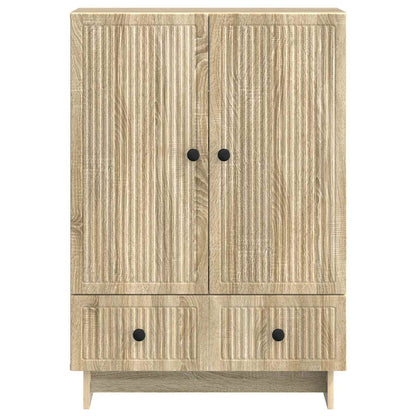 Servírovací Skříň Sonoma Dub 66 X 34,5 X 95 Cm Dřevěný Materiál