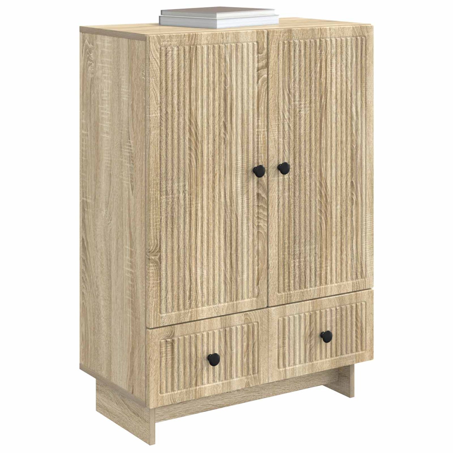 Servírovací Skříň Sonoma Dub 66 X 34,5 X 95 Cm Dřevěný Materiál
