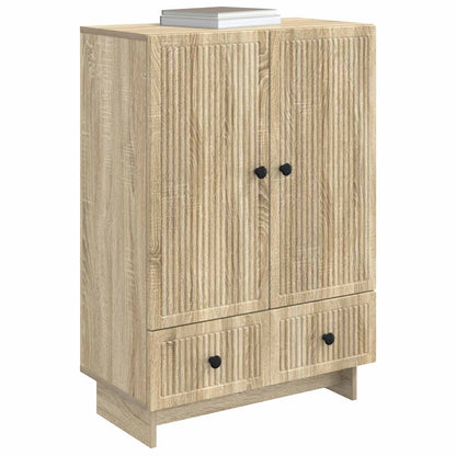 Servírovací Skříň Sonoma Dub 66 X 34,5 X 95 Cm Dřevěný Materiál