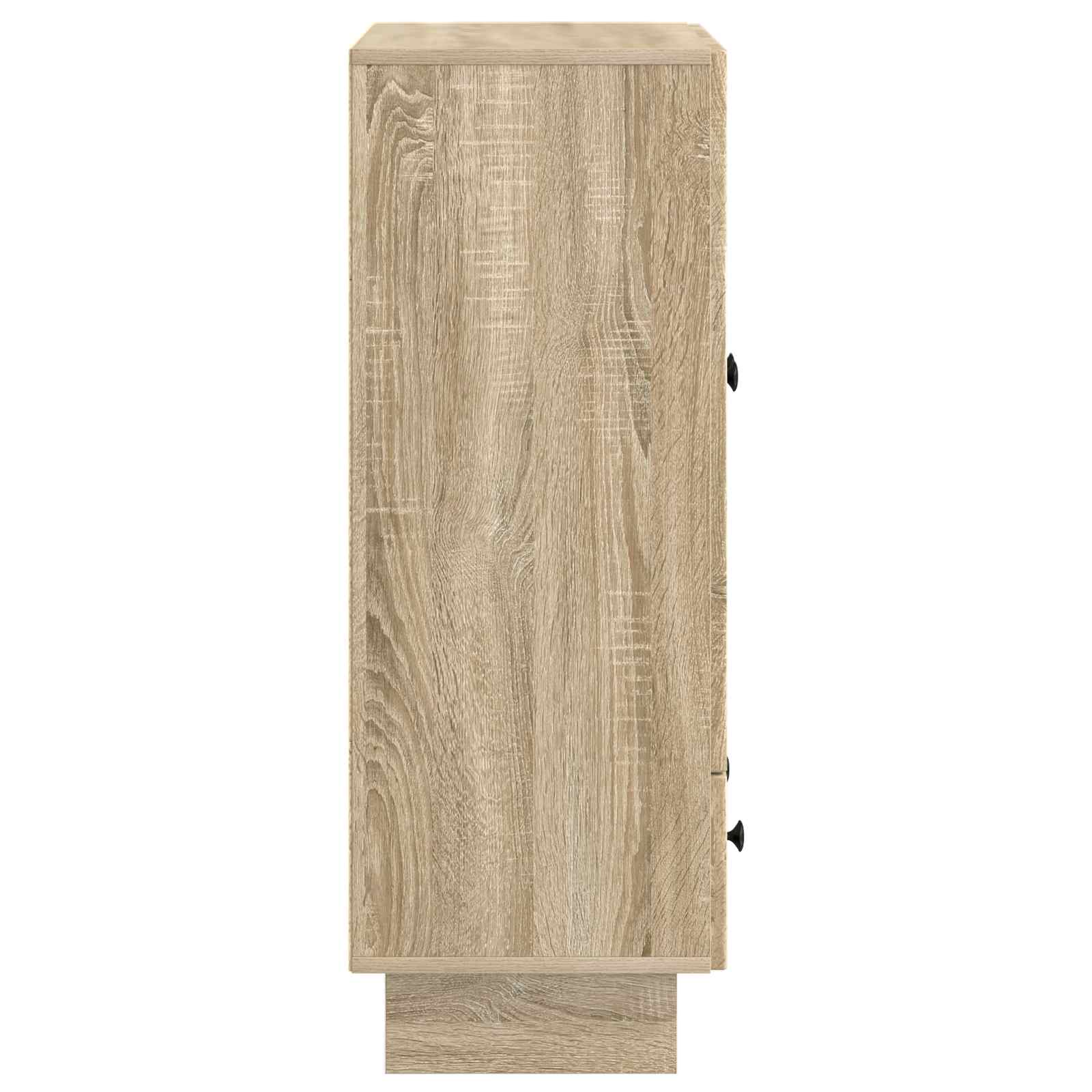 Servírovací Skříň Sonoma Dub 66 X 34,5 X 95 Cm Dřevěný Materiál
