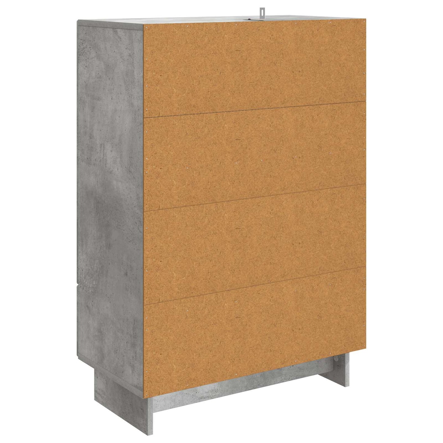 Servírovací Skříň Betonově Šedá 66 X 34,5 X 95 Cm