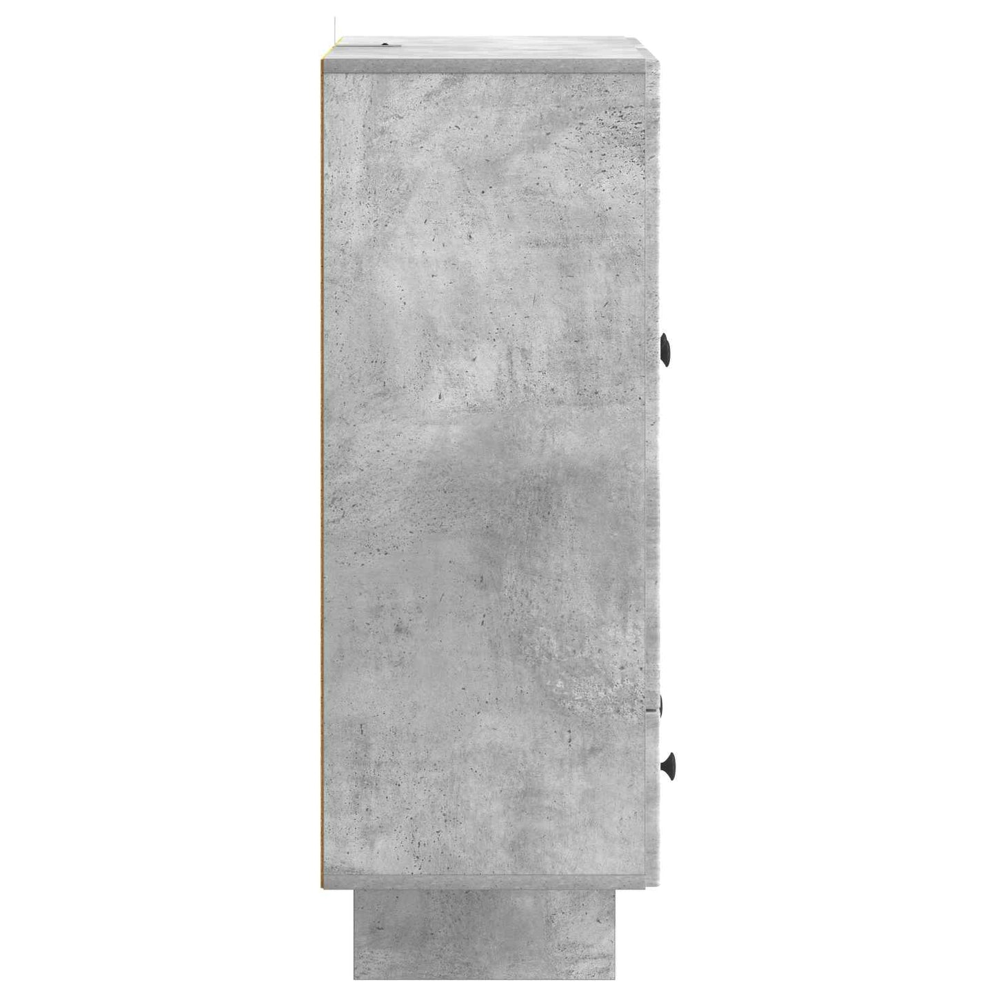 Servírovací Skříň Betonově Šedá 66 X 34,5 X 95 Cm