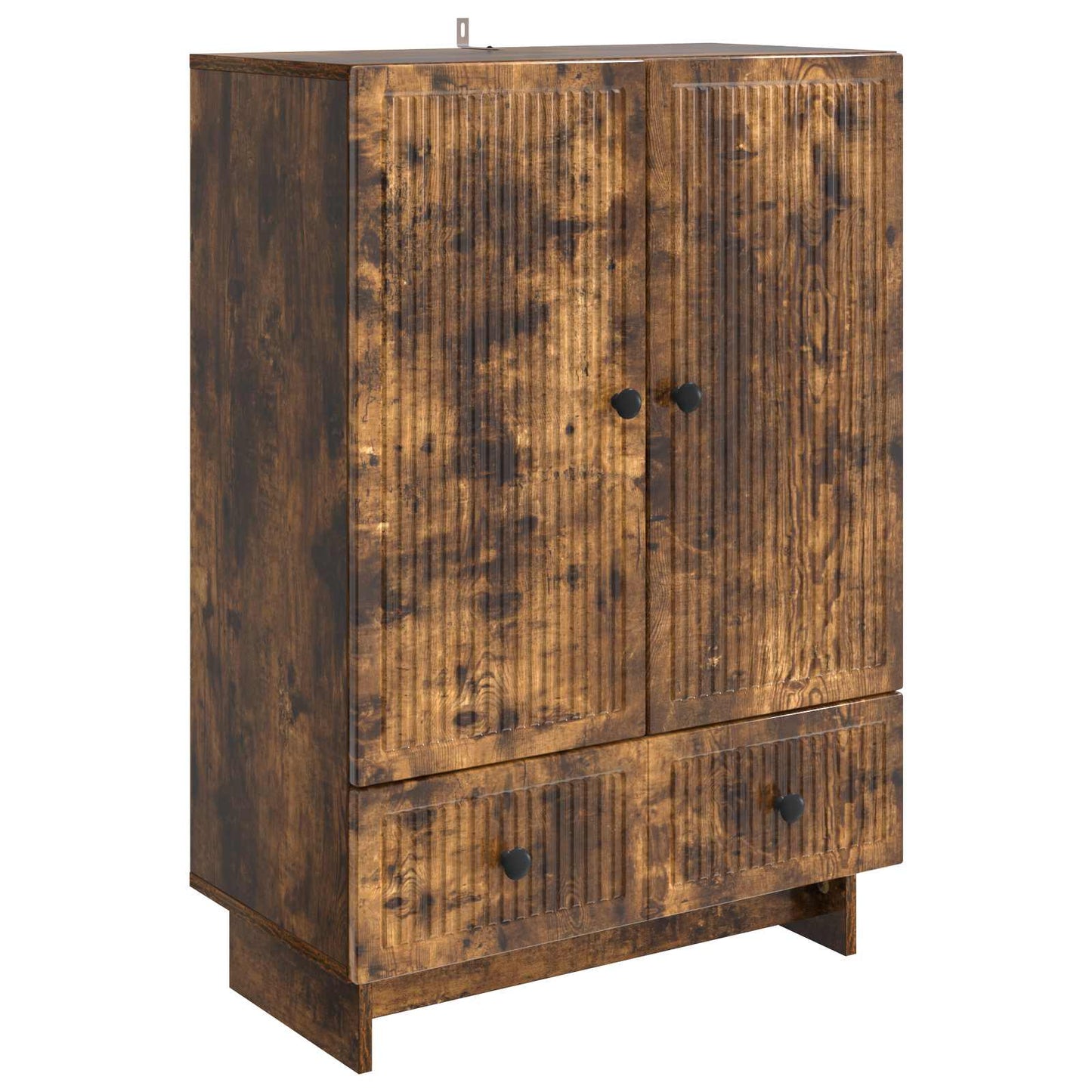 Servírovací Skříň Uzený Dub 66 X 34,5 X 95 Cm Dřevěný Materiál