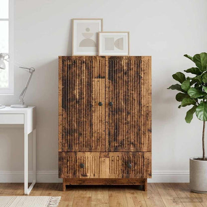Servírovací Skříň Staré Dřevo 66 X 34,5 X 95 Cm