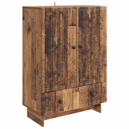 Servírovací Skříň Staré Dřevo 66 X 34,5 X 95 Cm