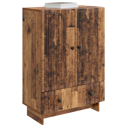 Servírovací Skříň Staré Dřevo 66 X 34,5 X 95 Cm