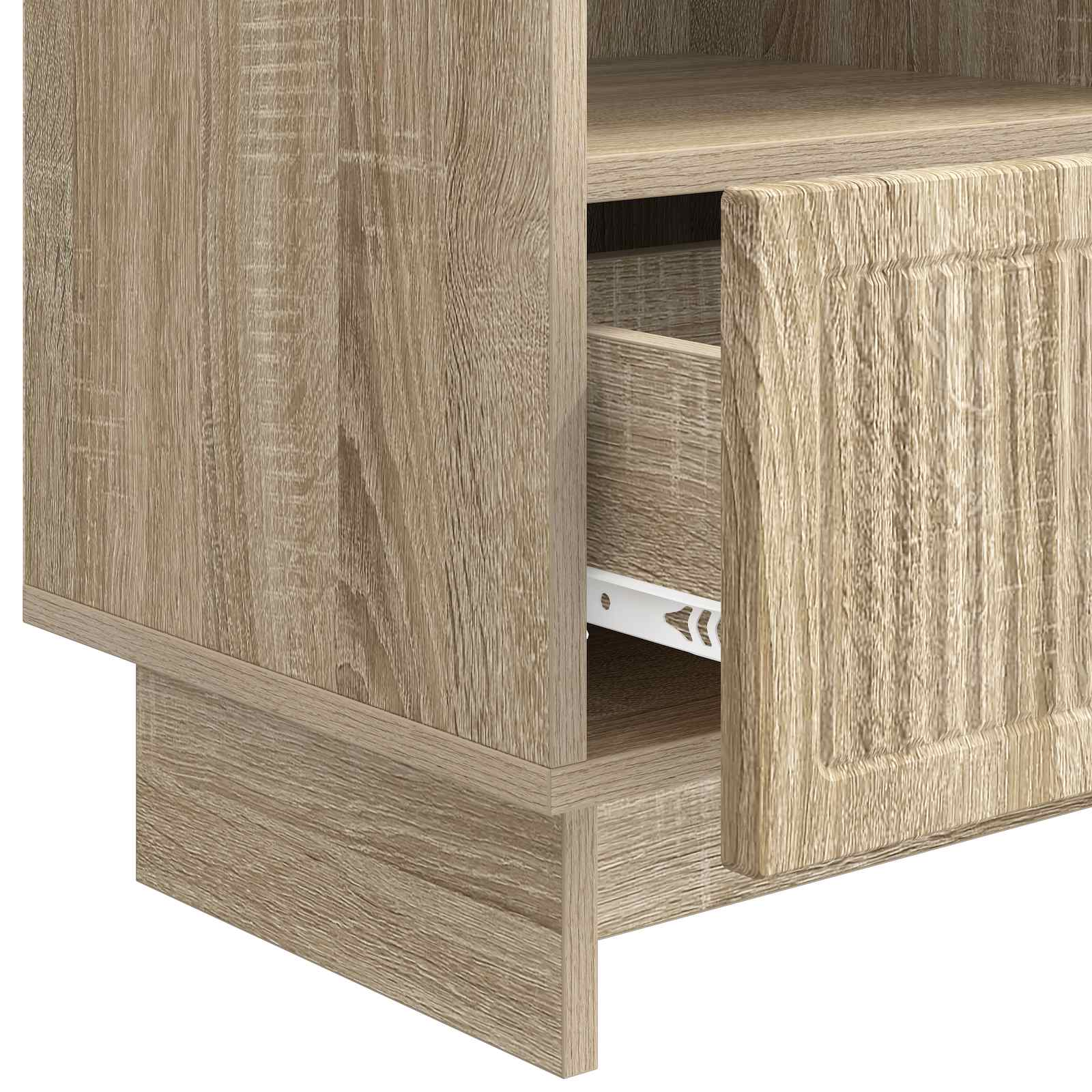 Televizní Skříň Dub Sonoma 102 X 34,5 X 50 Cm Kompozitní Dřevo