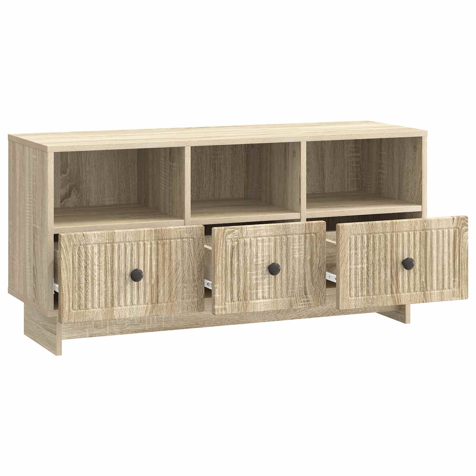 Televizní Skříň Dub Sonoma 102 X 34,5 X 50 Cm Kompozitní Dřevo
