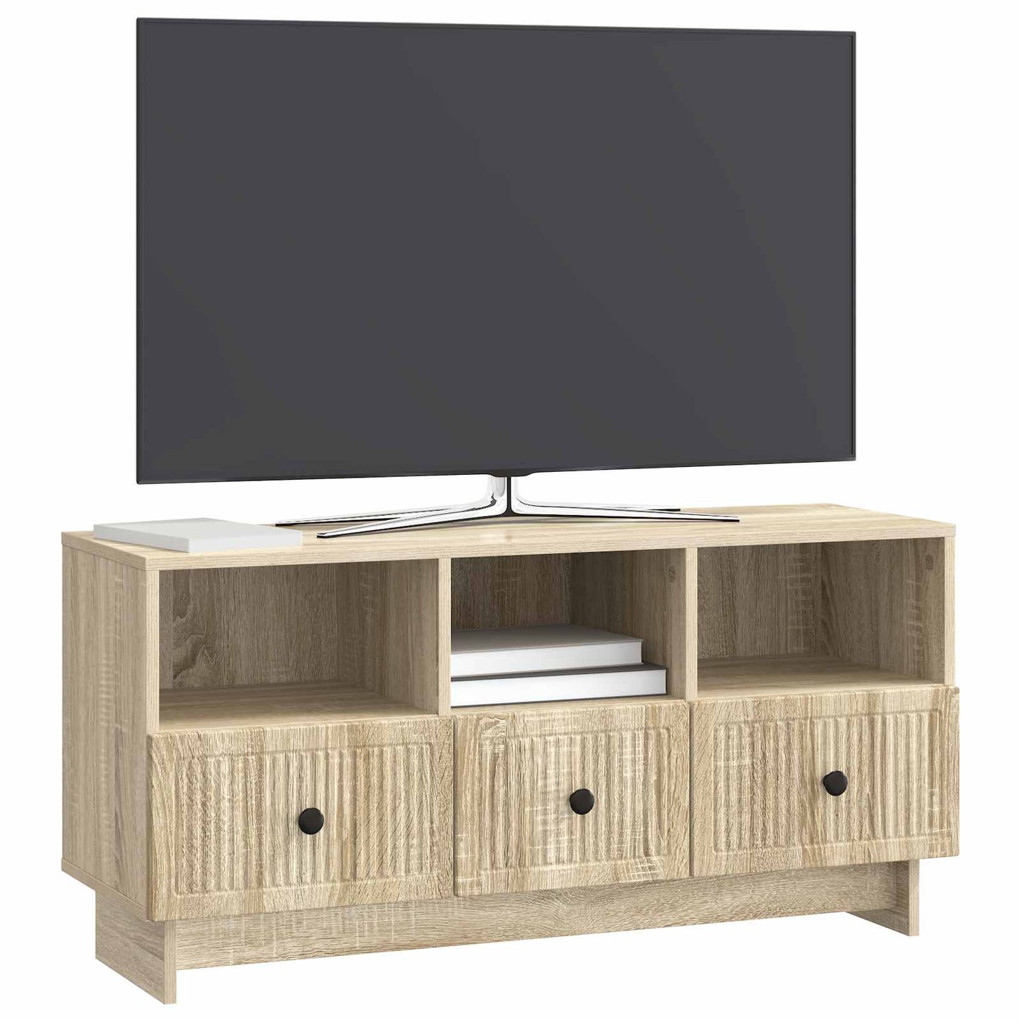 Televizní Skříň Dub Sonoma 102 X 34,5 X 50 Cm Kompozitní Dřevo