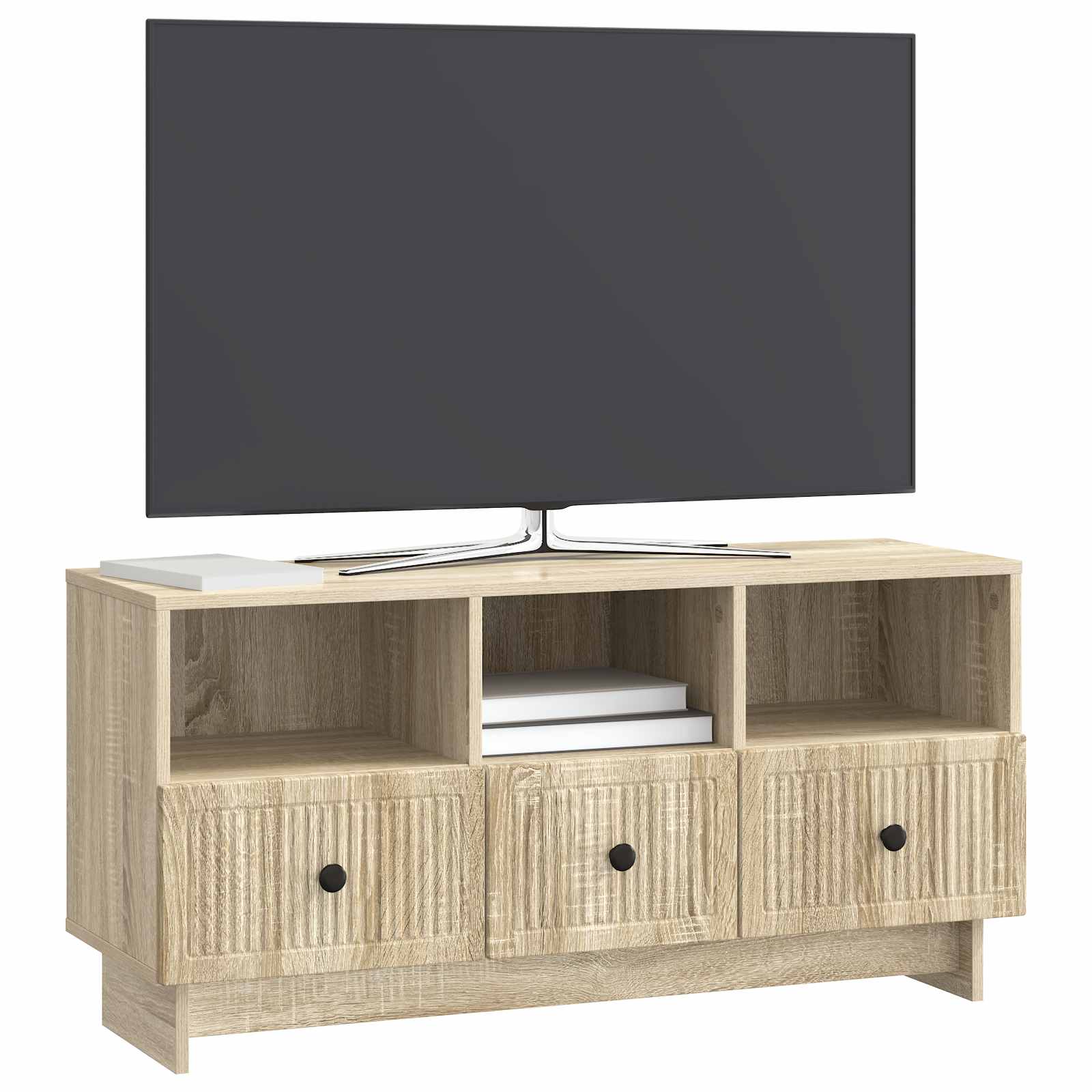 Televizní Skříň Dub Sonoma 102 X 34,5 X 50 Cm Kompozitní Dřevo