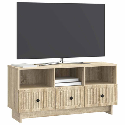 Televizní Skříň Dub Sonoma 102 X 34,5 X 50 Cm Kompozitní Dřevo
