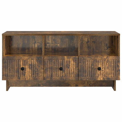 Televizní Skříň Kouřový Dub 102 X 34,5 X 50 Cm Kompozitní Dřevo