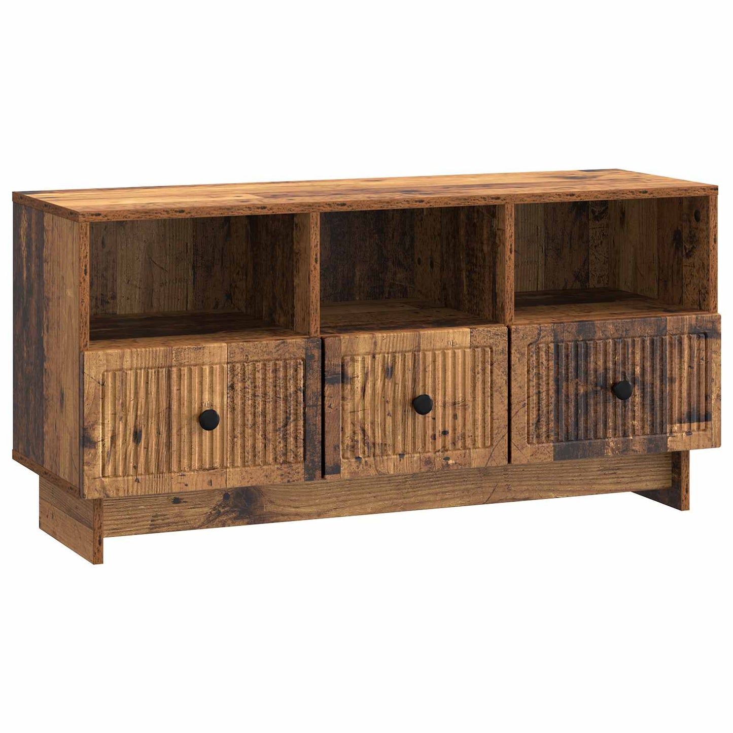 Televizní Skříň Staré Dřevo 102 X 34,5 X 50 Cm Kompozitní Dřevo