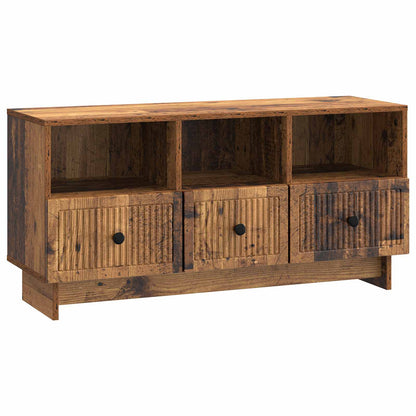 Televizní Skříň Staré Dřevo 102 X 34,5 X 50 Cm Kompozitní Dřevo