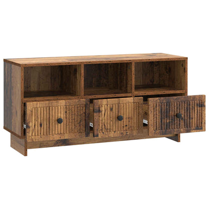 Televizní Skříň Staré Dřevo 102 X 34,5 X 50 Cm Kompozitní Dřevo