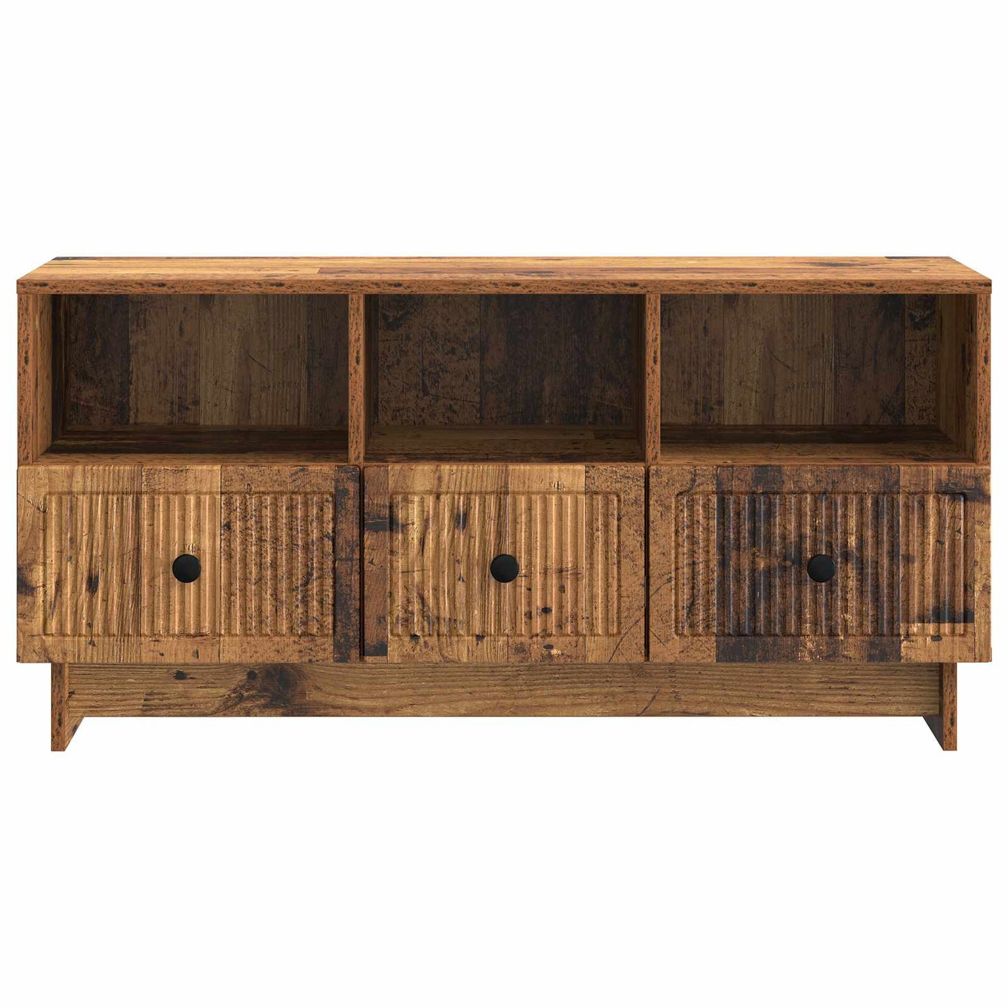 Televizní Skříň Staré Dřevo 102 X 34,5 X 50 Cm Kompozitní Dřevo
