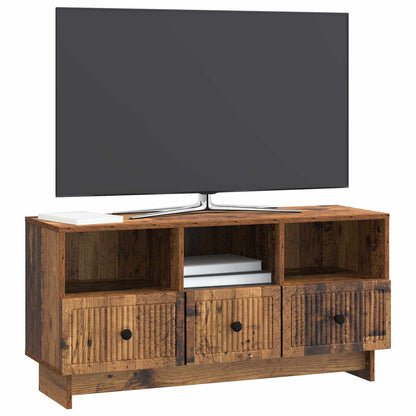 Televizní Skříň Staré Dřevo 102 X 34,5 X 50 Cm Kompozitní Dřevo