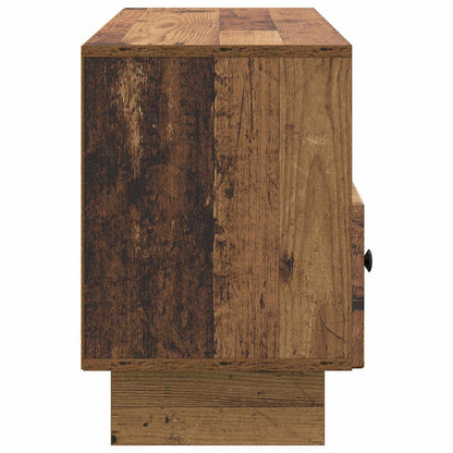 Televizní Skříň Staré Dřevo 102 X 34,5 X 50 Cm Kompozitní Dřevo