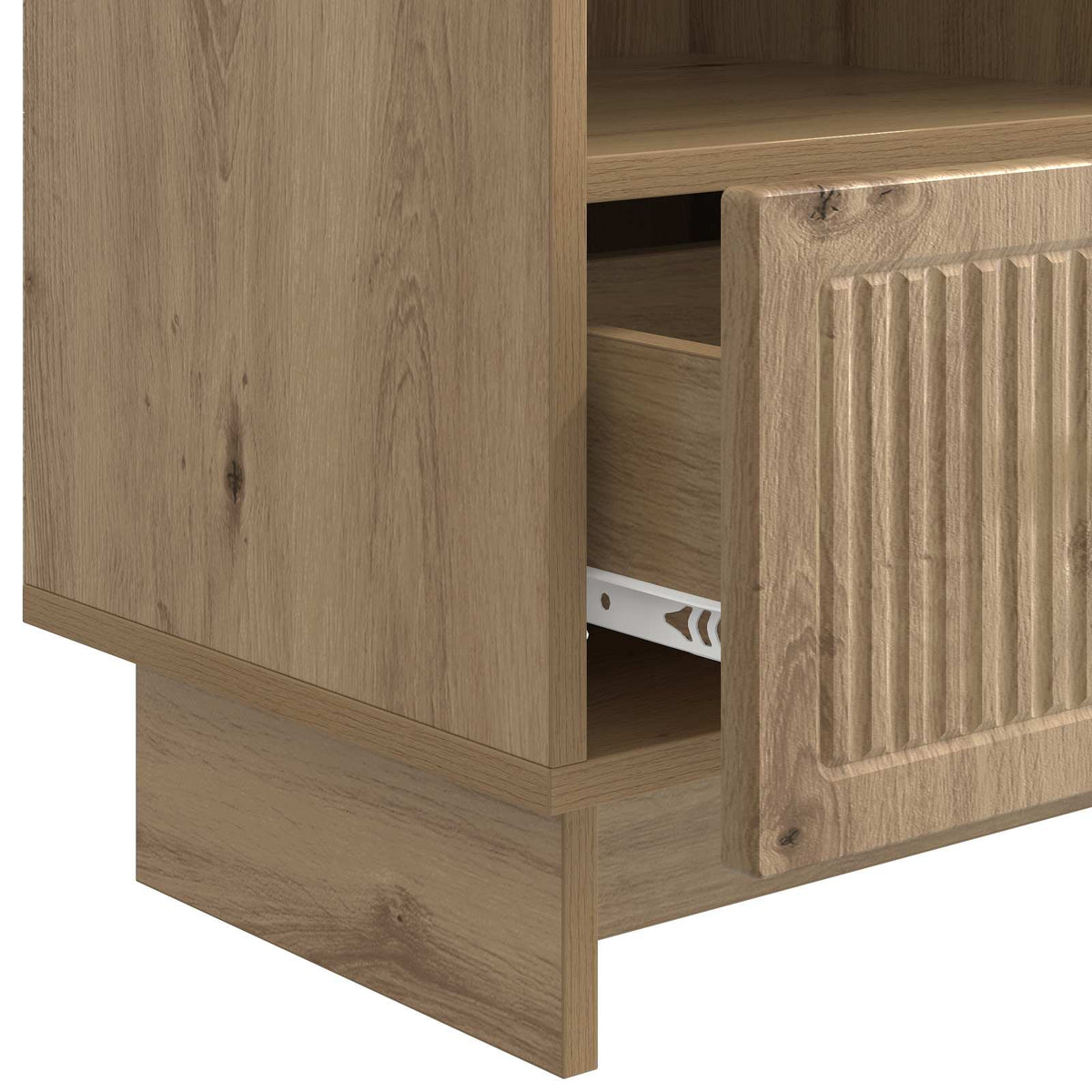 Televizní Skříň 102 X 34,5 X 50 Cm Dub Artisan Kompozitní Dřevo