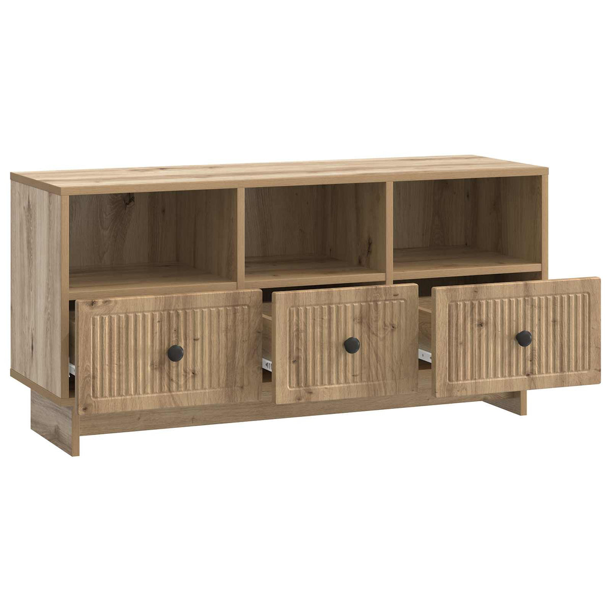 Televizní Skříň 102 X 34,5 X 50 Cm Dub Artisan Kompozitní Dřevo