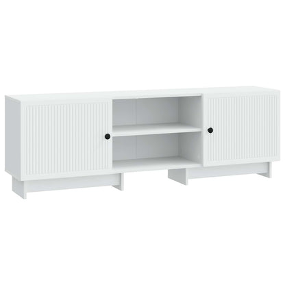 Televizní Skříň Bílý 150 X 31 X 50 Cm Dřevěný Materiál