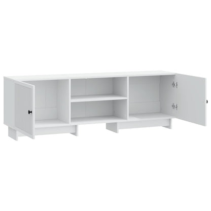 Televizní Skříň Bílý 150 X 31 X 50 Cm Dřevěný Materiál