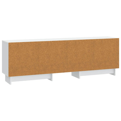 Televizní Skříň Bílý 150 X 31 X 50 Cm Dřevěný Materiál