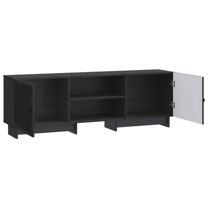 Televizní Skříň Černý 150 X 31 X 50 Cm Dřevěný Materiál