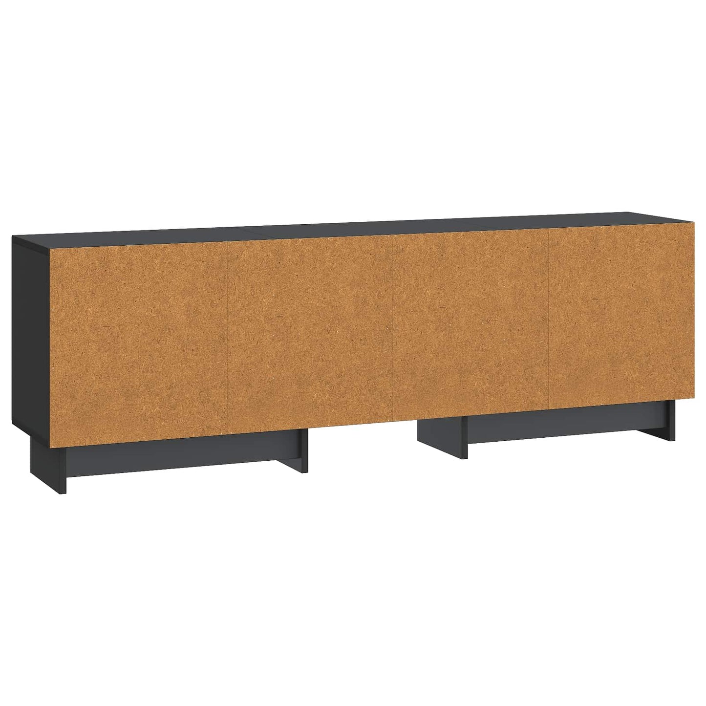 Televizní Skříň Černý 150 X 31 X 50 Cm Dřevěný Materiál