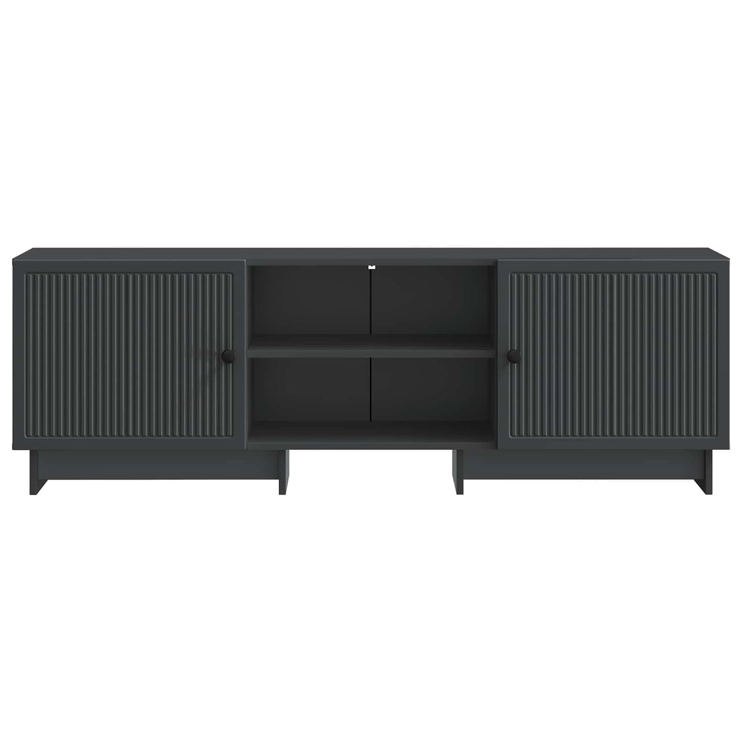 Televizní Skříň Černý 150 X 31 X 50 Cm Dřevěný Materiál