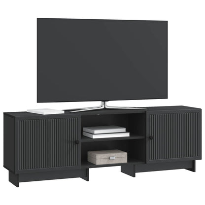 Televizní Skříň Černý 150 X 31 X 50 Cm Dřevěný Materiál