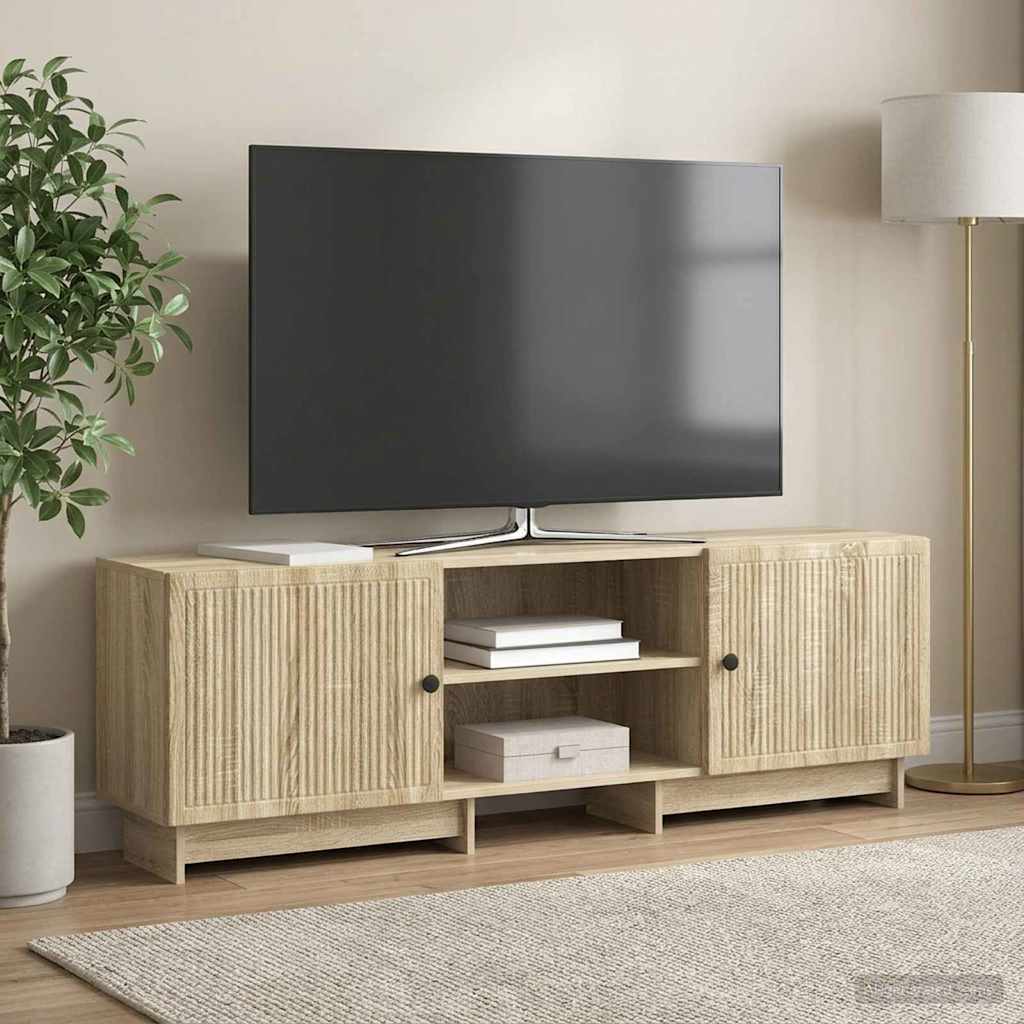 Televizní Skříň Sonoma Dub 150 X 31 X 50 Cm Dřevěný Materiál