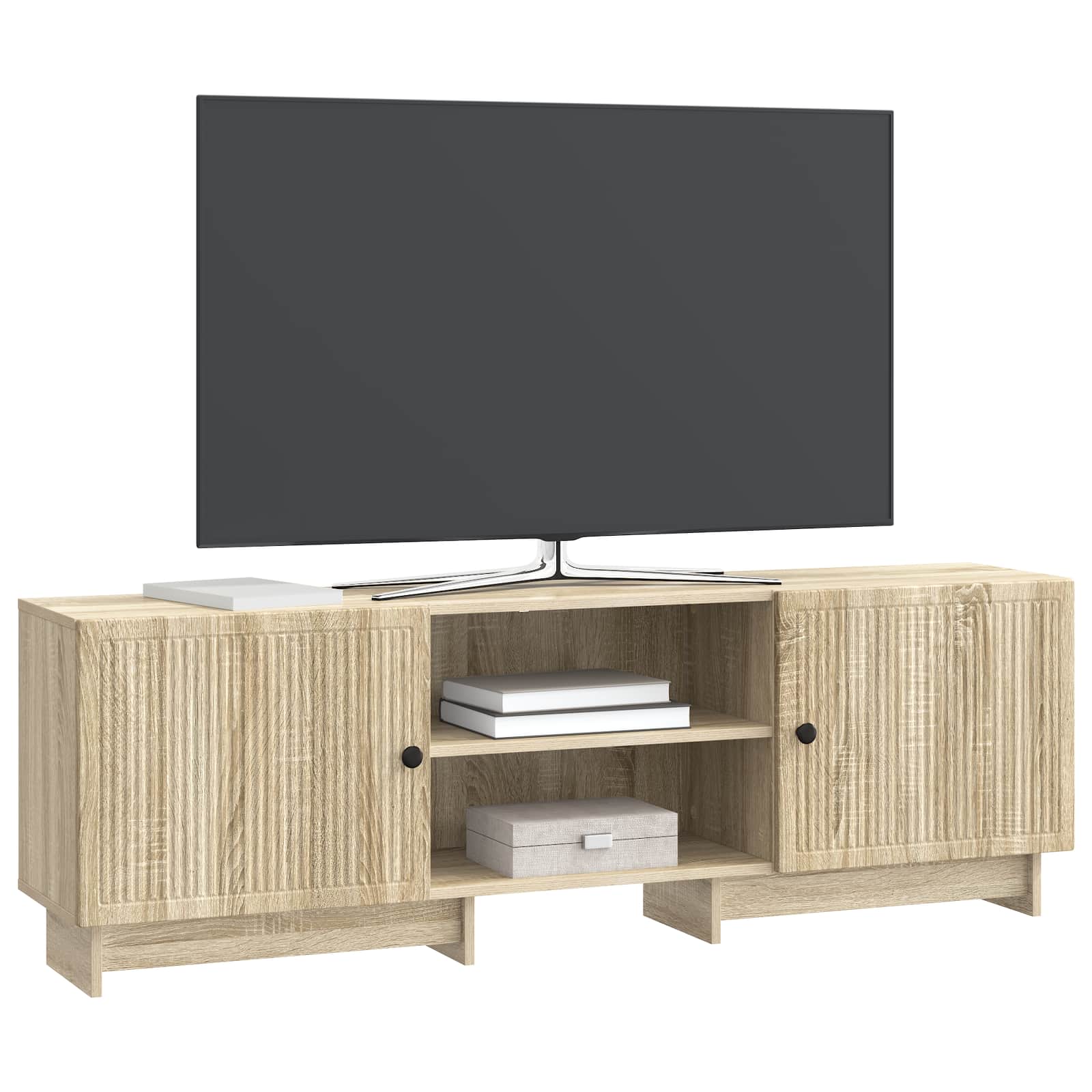 Televizní Skříň Sonoma Dub 150 X 31 X 50 Cm Dřevěný Materiál