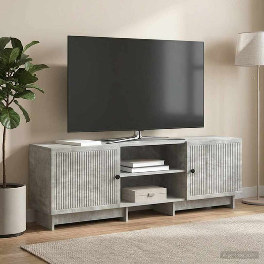 Televizní Skříň Betonově Šedá 150 X 31 X 50 Cm Dřevěný Materiál