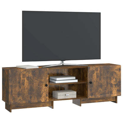 Televizní Skříň Uzený Dub 150 X 31 X 50 Cm Dřevěný Materiál