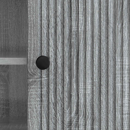 Televizní Skříň Šedá Sonoma 150 X 31 X 50 Cm Dřevěný Materiál