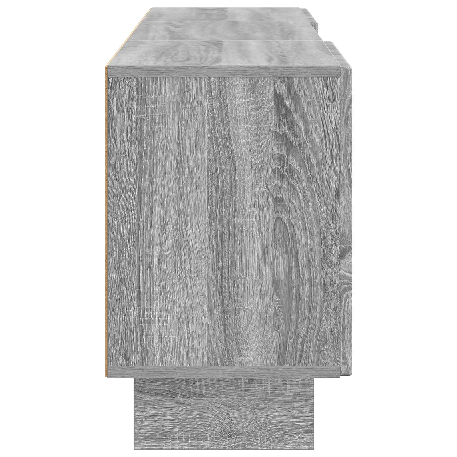 Televizní Skříň Šedá Sonoma 150 X 31 X 50 Cm Dřevěný Materiál