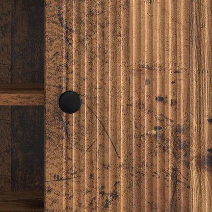 Televizní Skříň Staré Dřevo 150 X 31 X 50 Cm Dřevěný Materiál