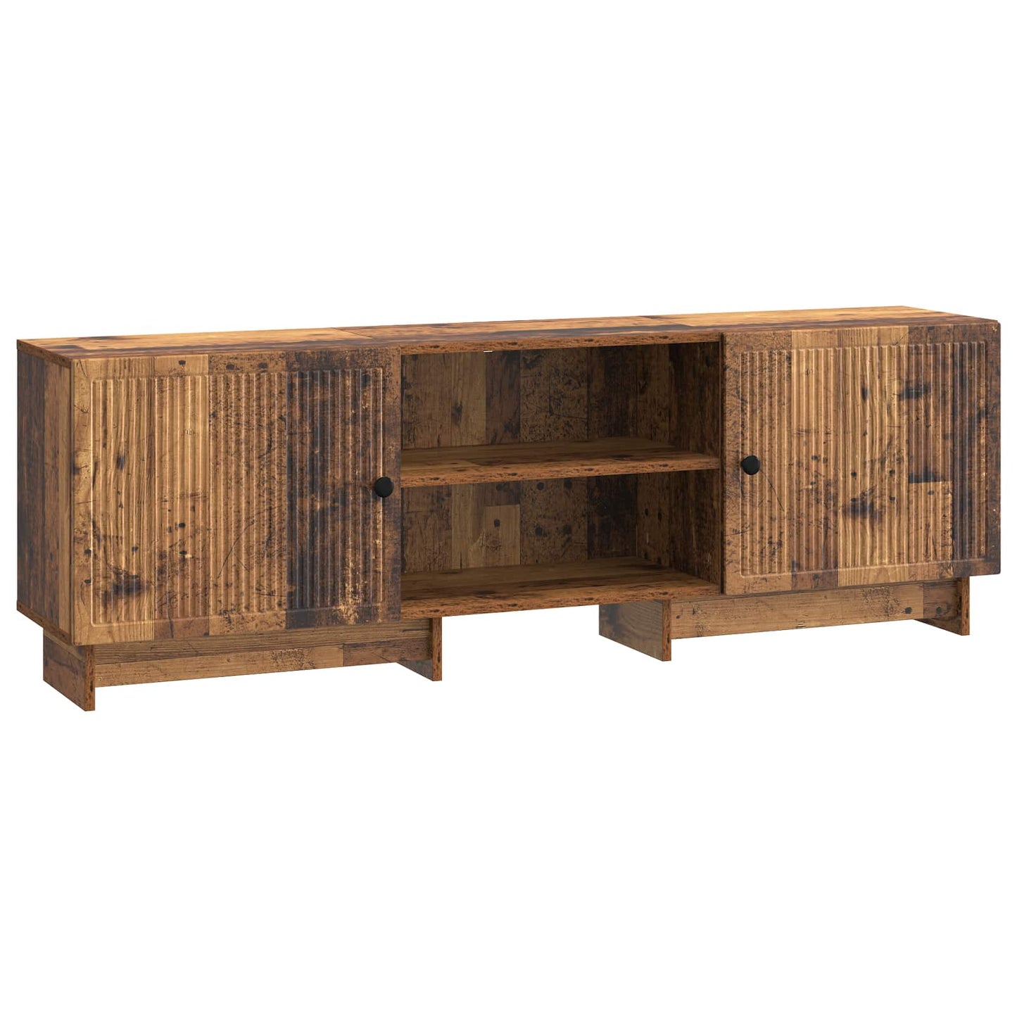 Televizní Skříň Staré Dřevo 150 X 31 X 50 Cm Dřevěný Materiál