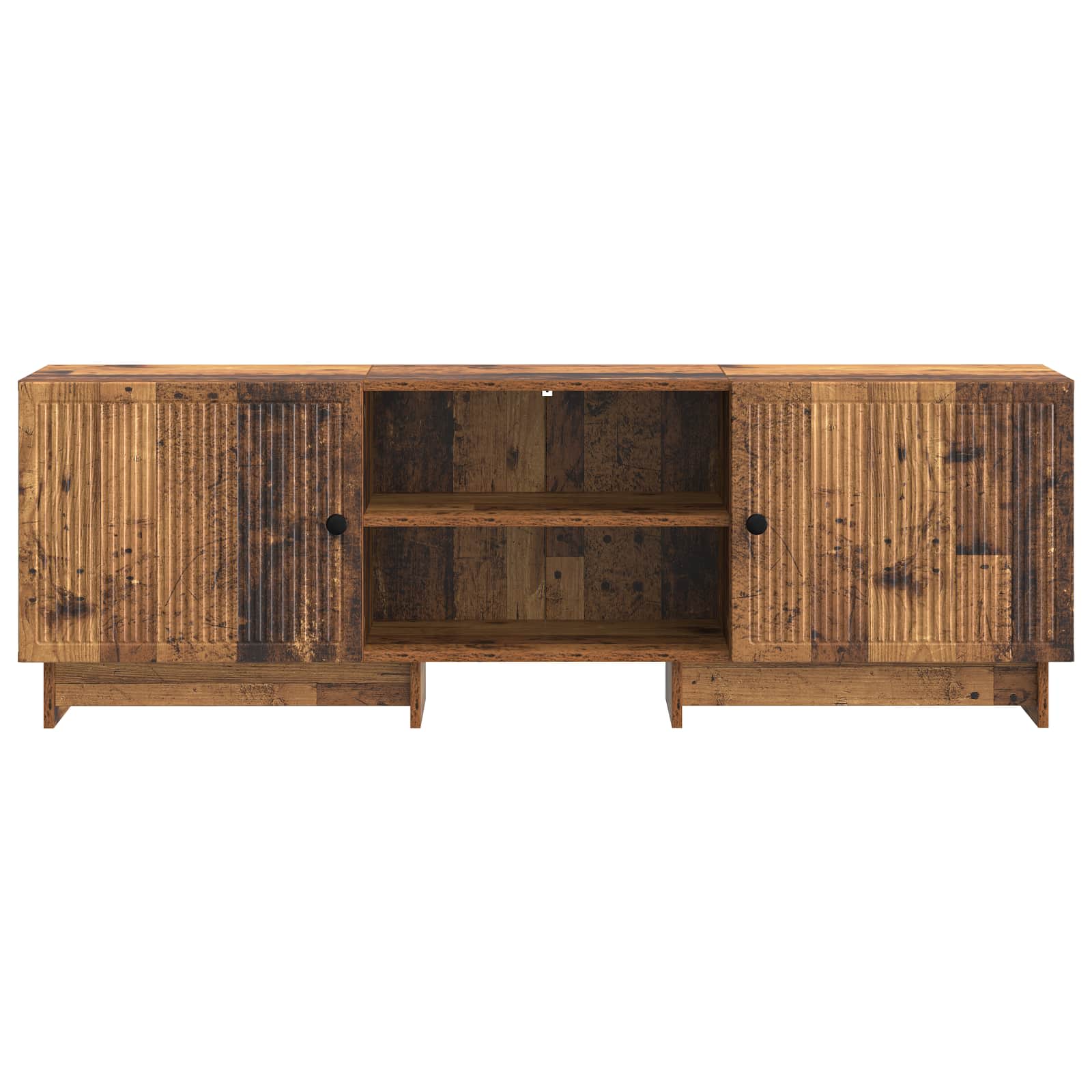 Televizní Skříň Staré Dřevo 150 X 31 X 50 Cm Dřevěný Materiál