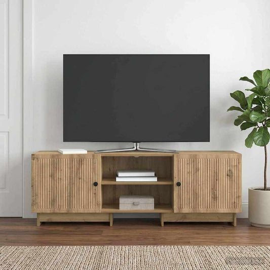 Televizní Skříň 150 X 31 X 50 Cm Dub Artisan Dřevěný Materiál