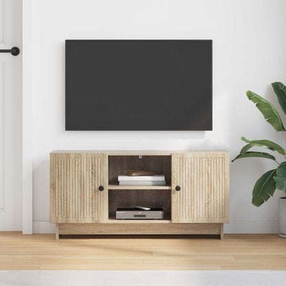 Televizní Skříň 102 X 34,5 X 50 Cm Dub Sonoma Kompozitní Dřevo