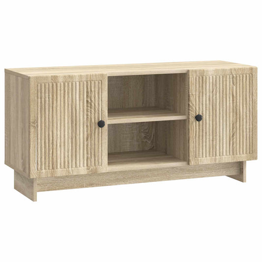 Televizní Skříň 102 X 34,5 X 50 Cm Dub Sonoma Kompozitní Dřevo