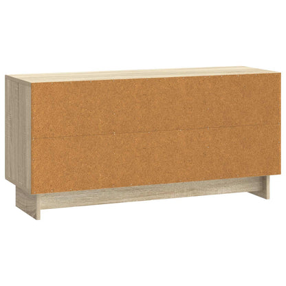 Televizní Skříň 102 X 34,5 X 50 Cm Dub Sonoma Kompozitní Dřevo