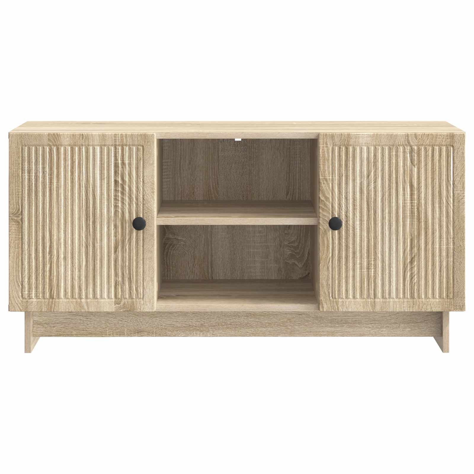 Televizní Skříň 102 X 34,5 X 50 Cm Dub Sonoma Kompozitní Dřevo