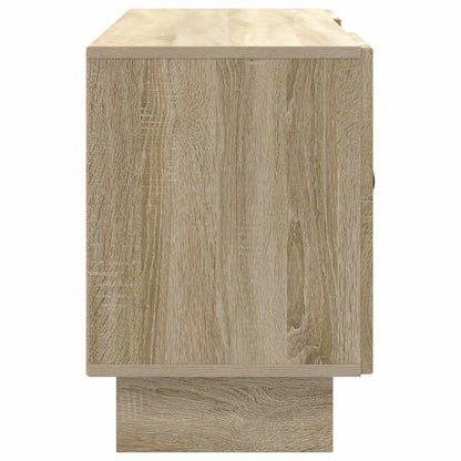Televizní Skříň 102 X 34,5 X 50 Cm Dub Sonoma Kompozitní Dřevo