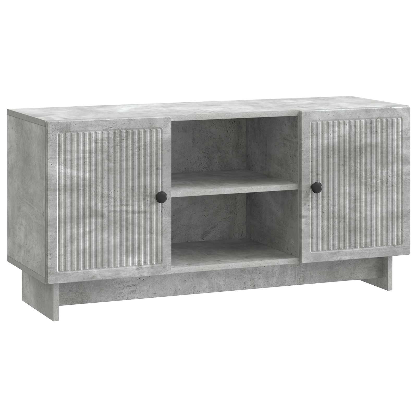 Televizní Skříň 102 X 34,5 X 50 Cm Betonově Šedá