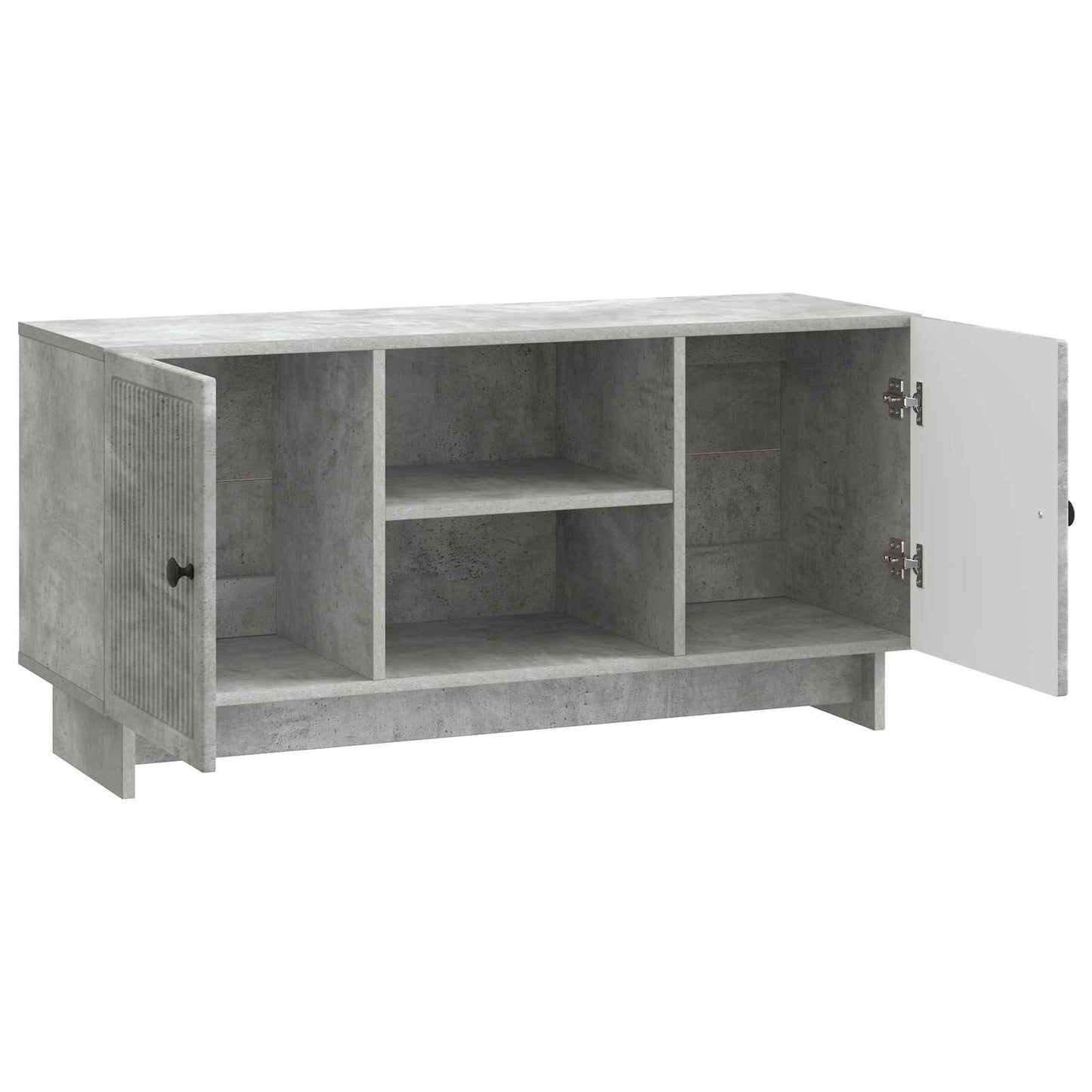 Televizní Skříň 102 X 34,5 X 50 Cm Betonově Šedá