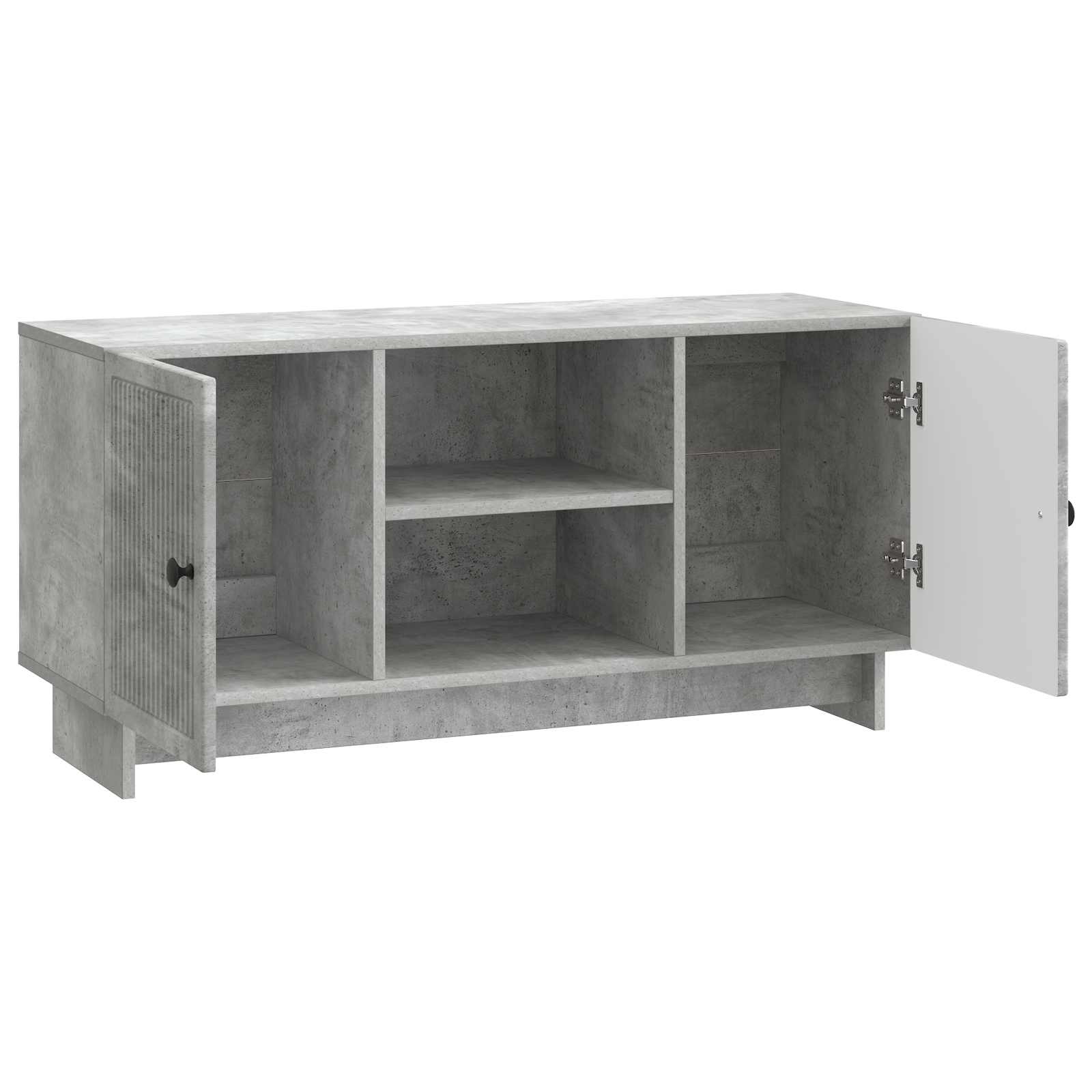 Televizní Skříň 102 X 34,5 X 50 Cm Betonově Šedá